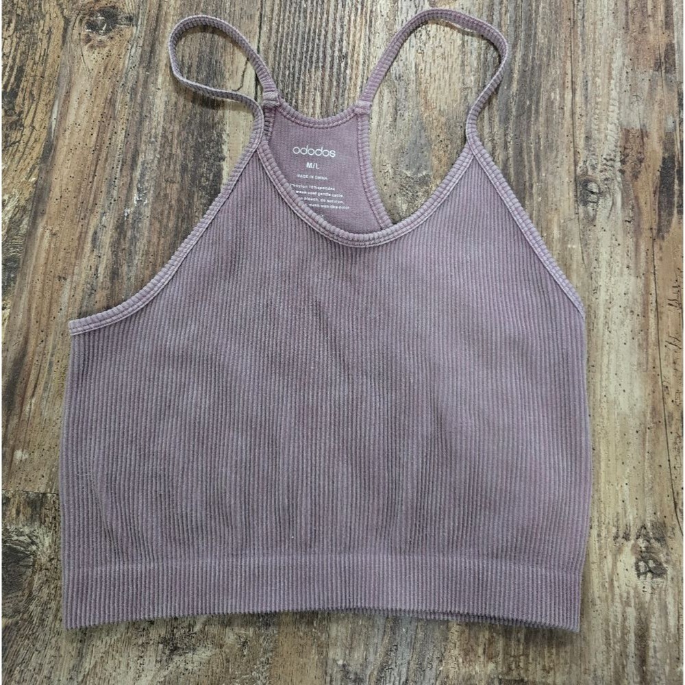 Ododos Lavender Ribbed Tank Top M/L